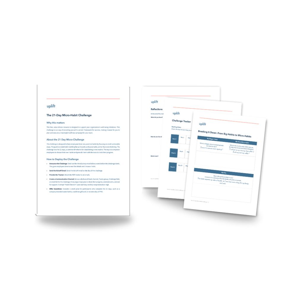 Sample Workplace Wellness Challenge